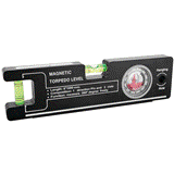 8" Magnetic Level w/Angle Finder