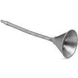 Metal Funnel w/12" Flex Spout