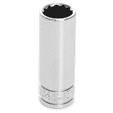 3/8" Dr. 15mm 12pt Deep Socket