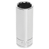 3/8" Dr. 17mm 12pt Deep Socket