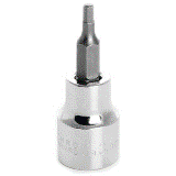 3/8" Dr. 3mm Hex Bit Socket