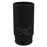 32mm 12pt Axle Nut Socket CrMo