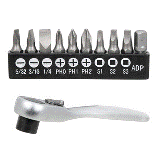 1/4" Dr. Mini Ratchet w/Bits