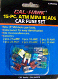 15PC Mini Car Fuse