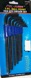 7Pc SAE Ball Point Hex Key