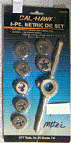 8-PC Metric DIE SET