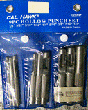 9 PC Belt Punch, 1/8"-1