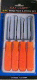  4PC Mini Pic and Hook Set